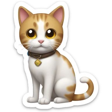 A cat playing AFK Journey sticker