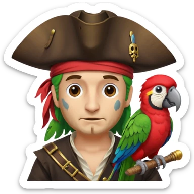 Pirata del Caribe   sticker