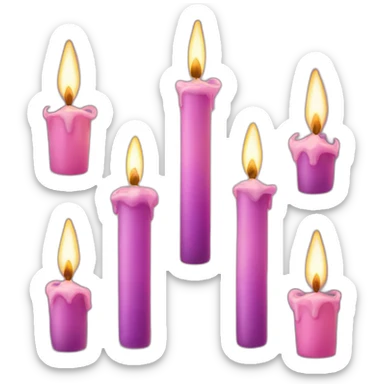 Magic candles sticker