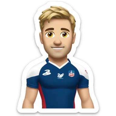 Antoine Dupont rugby sticker