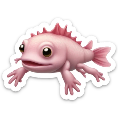 Axolotl sticker