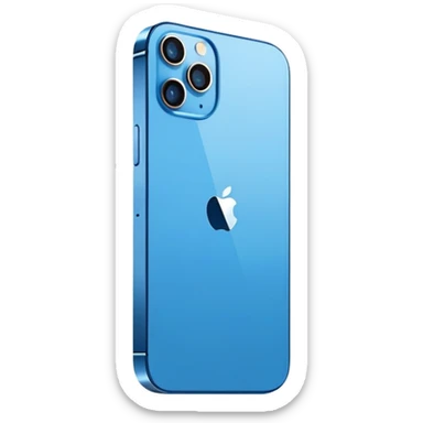 Iphone 13 blue sticker