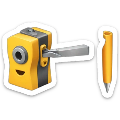 school sharpener sticker