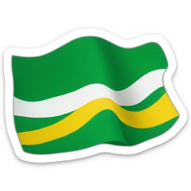 brazilian flag sticker