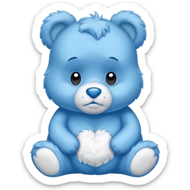 Care bear sad  sticker