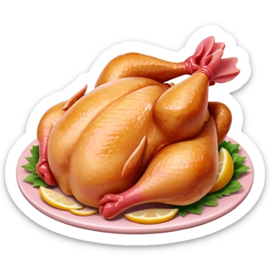 raw chicken sticker