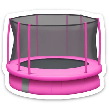 Pink trampoline  sticker