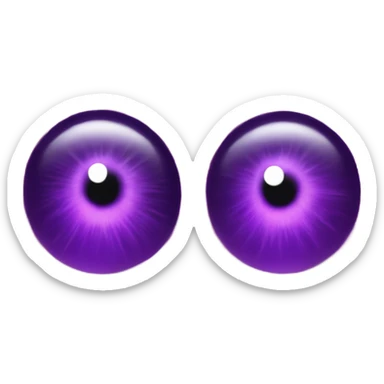 spell book that's purple with eye in the middle sticker