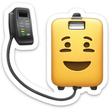 Téléphone qui charge sticker