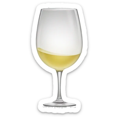 verre de vin blanc sticker