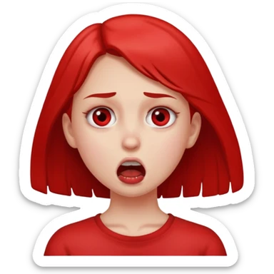 Sexy girl being choked  sticker