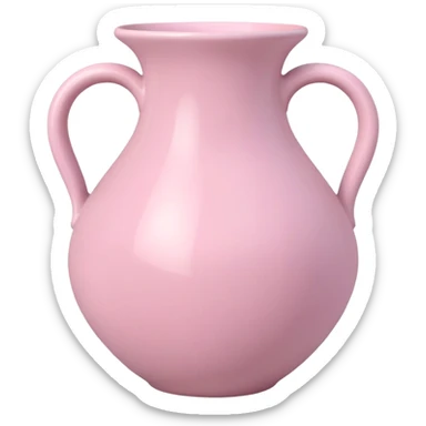 babypink vase sticker