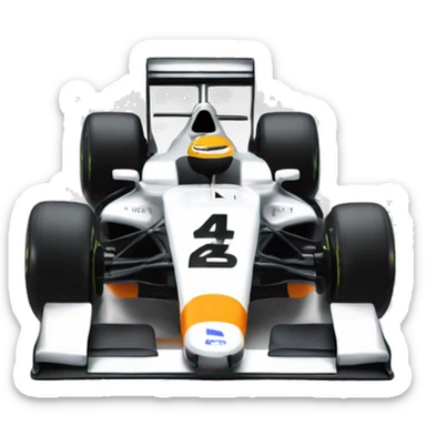 Formula 1 McLaren lando norris car - number 4 sticker
