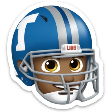 Detroit lions football  sticker