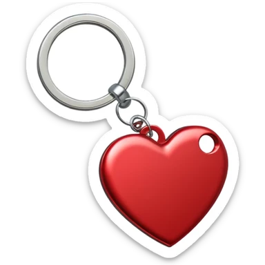 key ring heart valentines day sticker