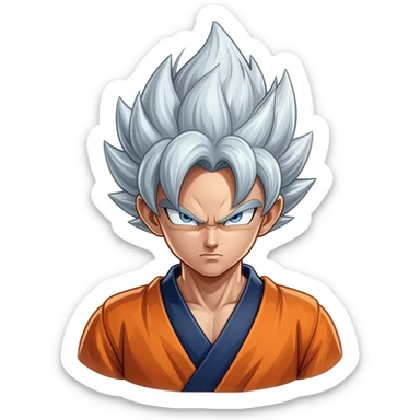 Goku instinto superior sticker