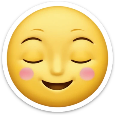 a dreaming emoji sticker