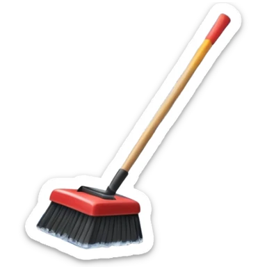 An icon showing the ice with a broom and a close-up of a curling stone sliding. The scene is set in a brightly lit stadium, with detailed spectator stands in the background. Transparent background highlights the focus, skill, and atmosphere of the curling sport. sticker