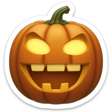 Carve huge pumpkin sticker