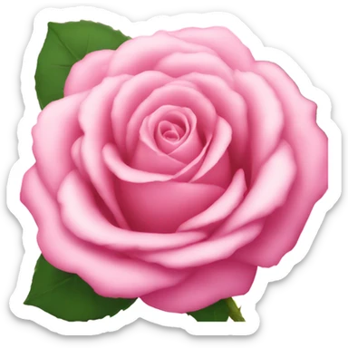 Pink rose sticker