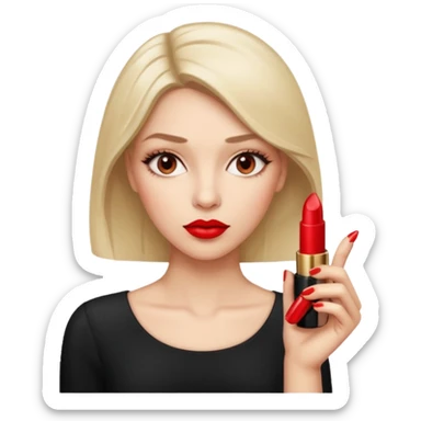 Make a combo of 🤨💅👄 sticker