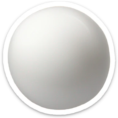 Beer pong ball flying into cup sticker