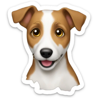 jackrussel-eating-pasta sticker