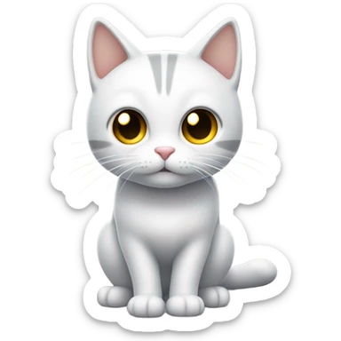 Gato fantasma sticker