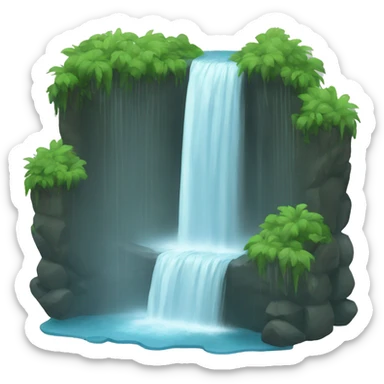 waterfall sticker