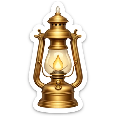 Oil Lamp sticker