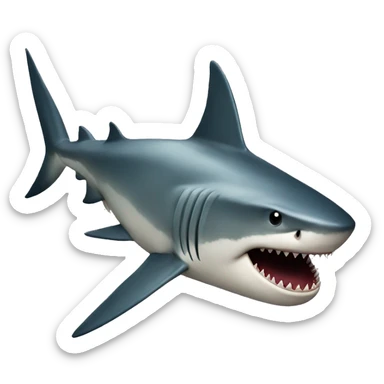a elite shark with a topht sticker