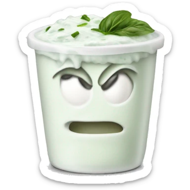 Tzatziki sauce sticker