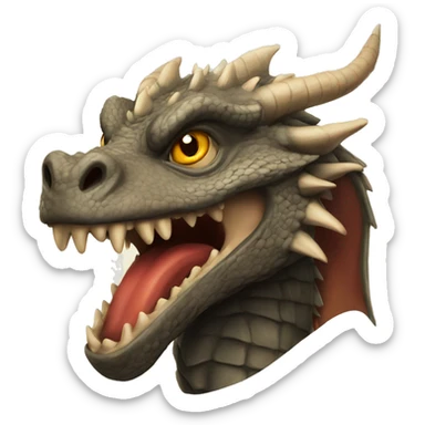 Dragons from house of the dragon sticker
