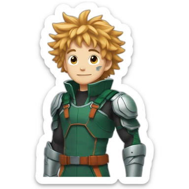 My hero academy deku sticker