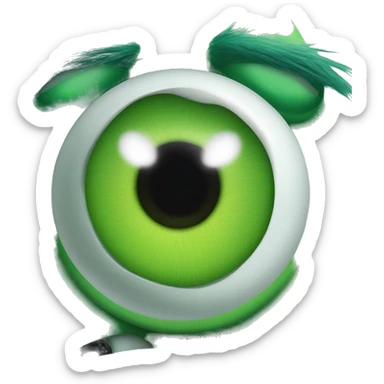 Monsters Inc one eye green sticker