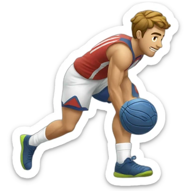 Jogador de sepak sticker