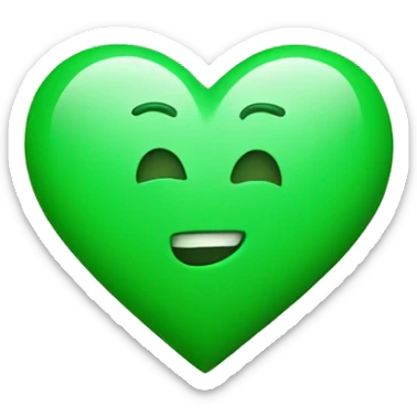 green heart sticker
