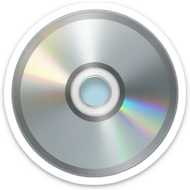 Cd disk sticker