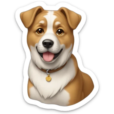CHIEN QUI RIE sticker