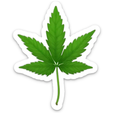 Weed sticker