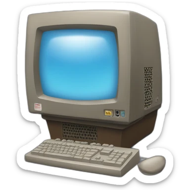 gimli-playing-computer sticker