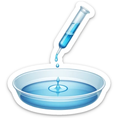 Pipette dish sticker