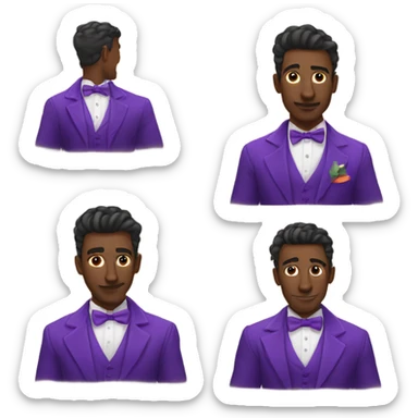 Flamboyant gay man sticker