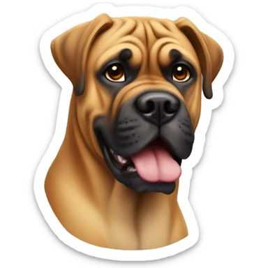 Bullmastiff dog sticker