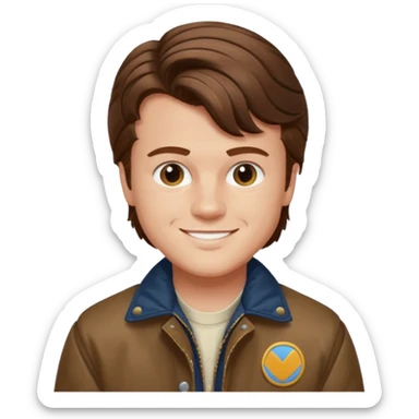 Steve Harrington from stranger things sticker