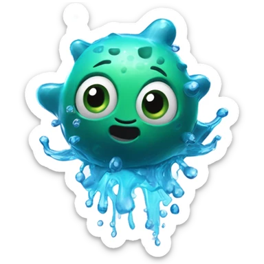 Fortnite Water Sprite squishe sticker