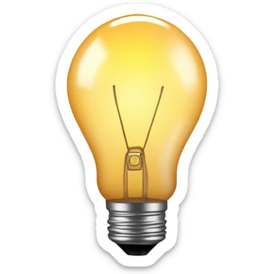 Idea emoji sticker