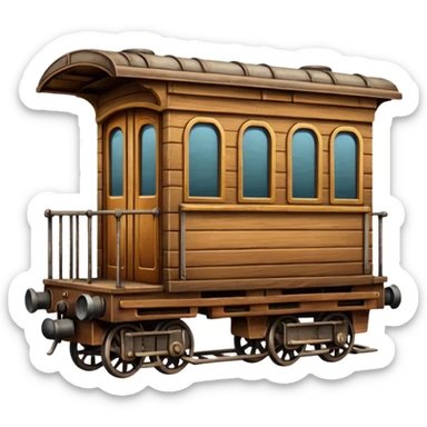 train car sticker