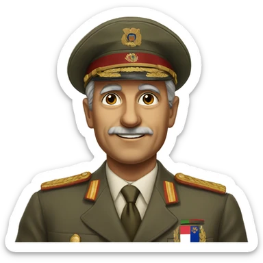 man that was president of italy during ww2 sticker