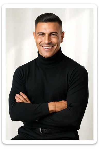 Uomo che pratica il digiuno per rigenerare il corpo sticker